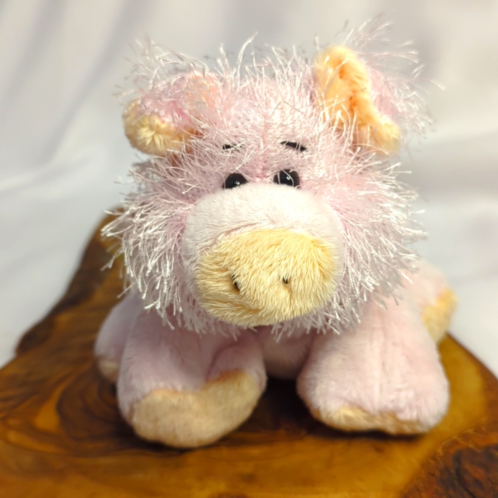 Webkinz Ganz Retired Pink Pig Plush Stuffed Farm Animal Toy - No Code